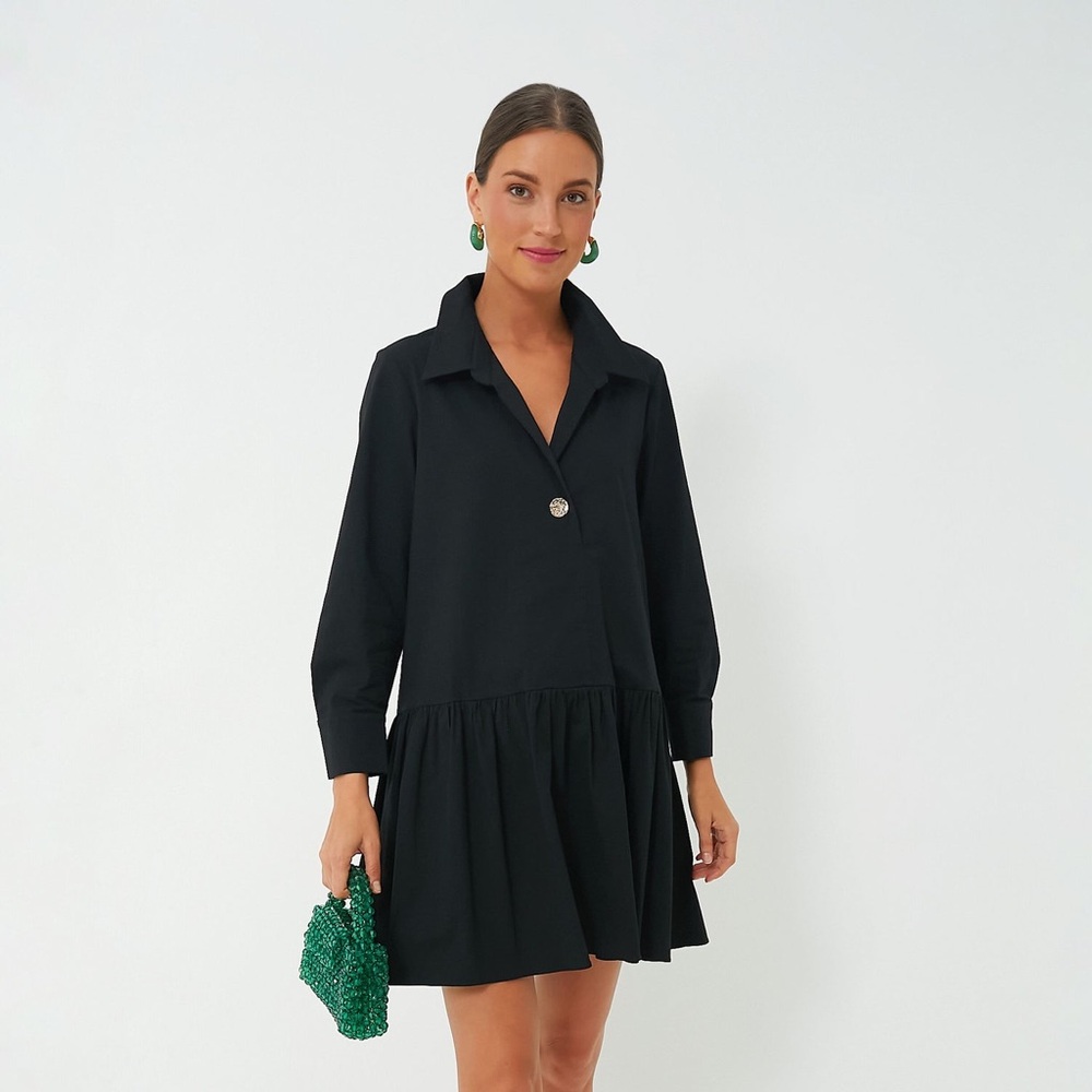 Pomander Place Black Long Sleeve Dress